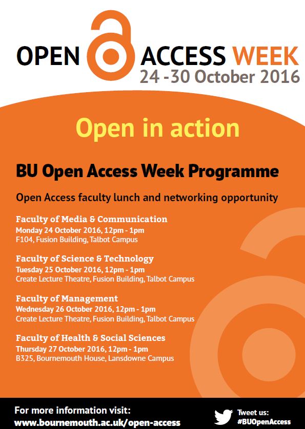 BU Open Access Week 2016