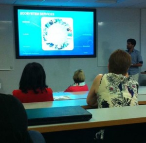 Arjan Gosal Presenting at Research Reflections (2)
