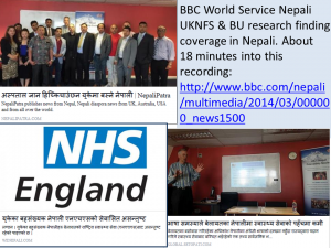 Media coverage Nepal July 2015