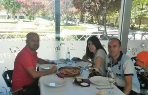 Farewell lunch with Dr. Millan and PhD student Marta Retamosa Ferreiro