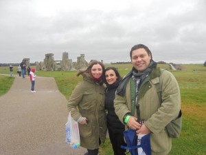 Sociology students at Stonehenge