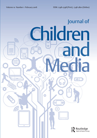 children and media journal cover