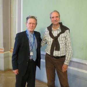 Prof Manfred Bietak (left), project lead, Institue for Oriental and European Archaeology at the Austrian Academy of Sciences, and Prof Holger Schutkowski, Co-PI, Department of Archaeology, Anthropology and Forensic Science.