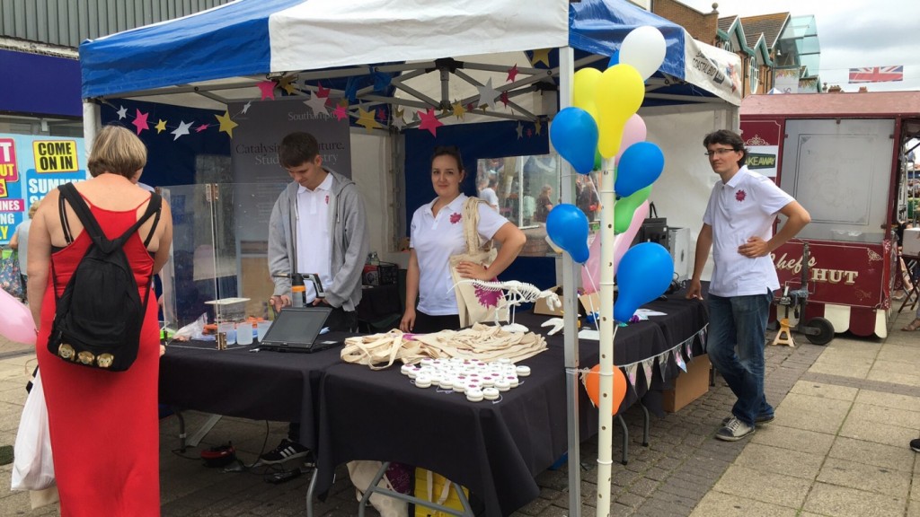 Science in the city stand