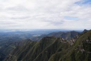 An aerial image of the Brazilian Atlantic Forest