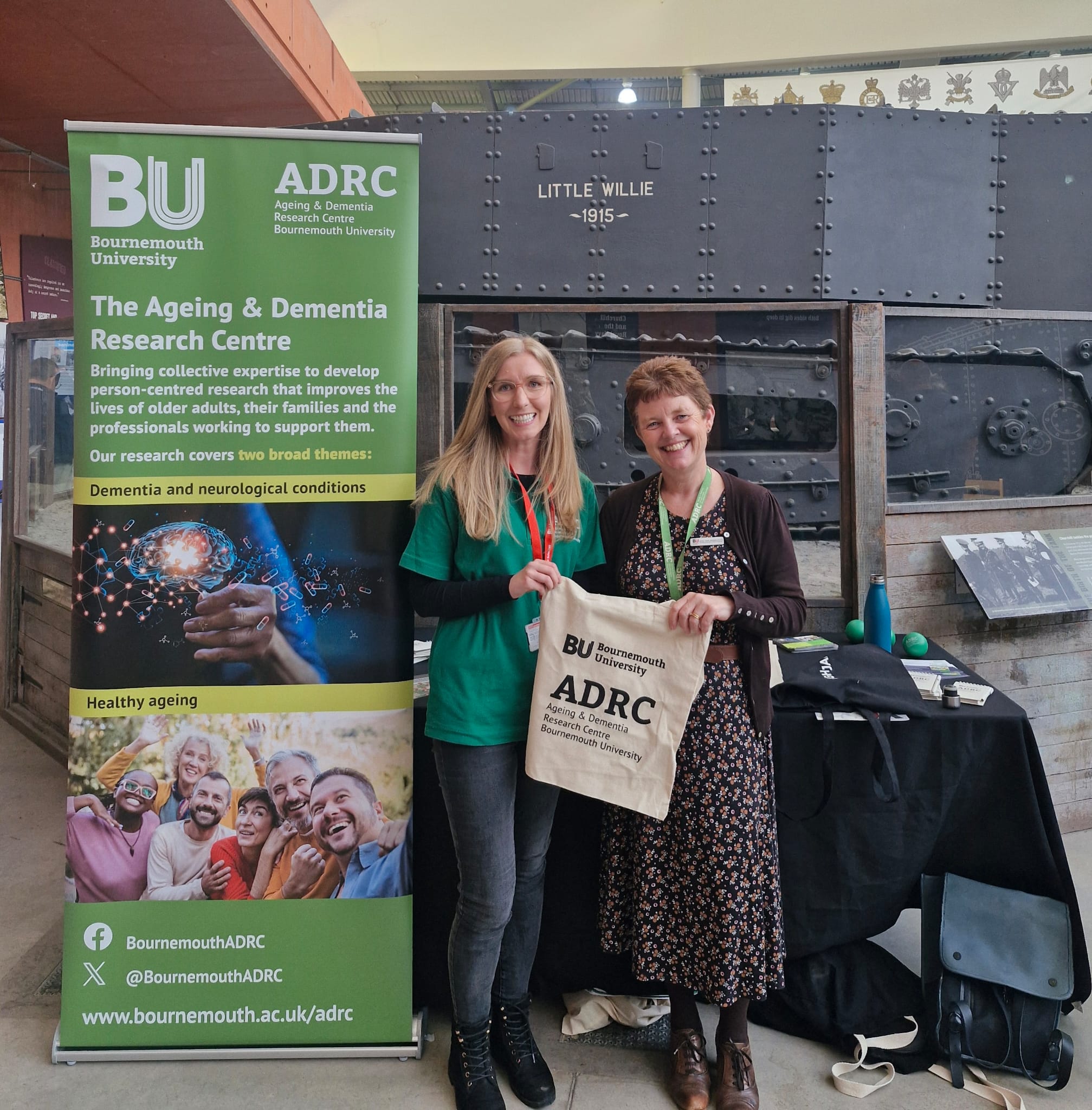 BU Research Blog | ADRC attend the ‘On Track’ event at the Bovington ...