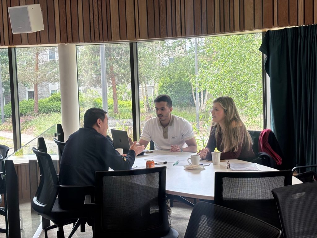 Doctoral researchers and senior staff workshopped active research projects together during the practical afternoon session